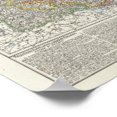 Deutschland Karte Poster (Ecke)