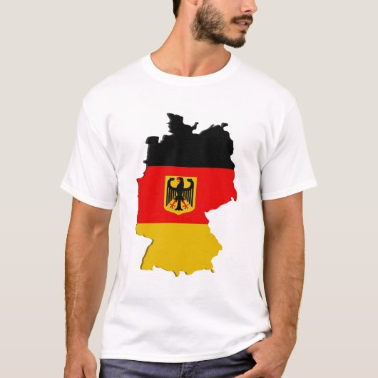 Deutschland-Karte T-Shirt (Vorderseite)