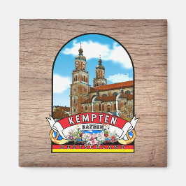 Deutschland Kempten Vintage souvenir Magnet
