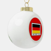 Deutschland Keramik Kugel-Ornament (Links)