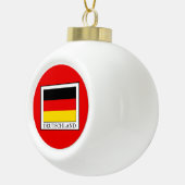 Deutschland Keramik Kugel-Ornament (Rechts)