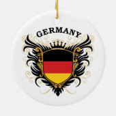 Deutschland Keramik Ornament (Hinten)