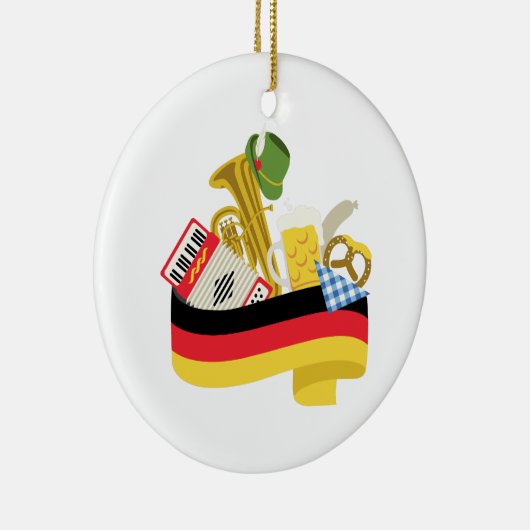 Deutschland Keramik Ornament (Rechts)
