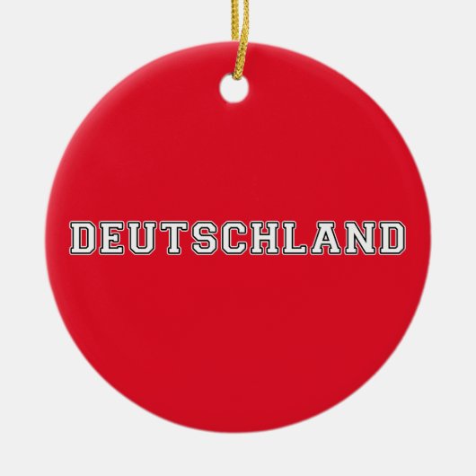 Deutschland Keramikornament (Vorne)