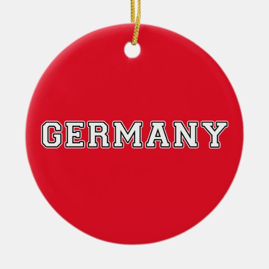 Deutschland Keramikornament (Vorne)