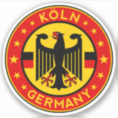 Deutschland, Köln, Köln Aufkleber (Vorderseite)