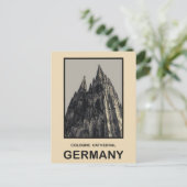 Deutschland Kölner Dom Postkarte (Stehend Vorderseite)