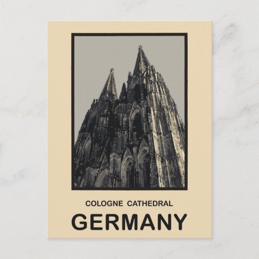 Deutschland Kölner Dom Postkarte (Vorderseite)