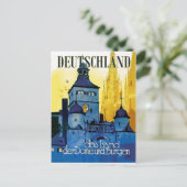 Deutschland, Land der Schlösser, Reisen nach Jahrg Postkarte (Stehend Vorderseite)