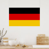 Deutschland - Landesflagge Poster (Küche)