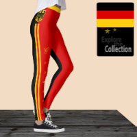 Deutschland Leggings, deutsche Flagge/Sport
