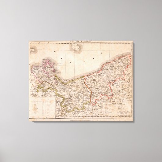 Deutschland, Leinwanddruck (Vorderseite)