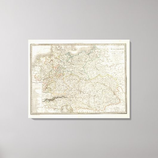 Deutschland Leinwanddruck (Vorderseite)