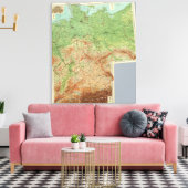 Deutschland Leinwanddruck (Insitu (Wohnzimmer))