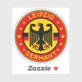 Deutschland, Leipzig Aufkleber (Blatt)