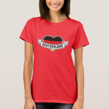 Deutschland Liebe benutzerdefinierter Shirts und J