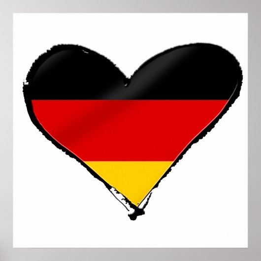 Deutschland Liebe Herz - Mein großes deutsches Her Poster (Vorne)