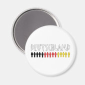 Deutschland liebt Geschenke! Magnet (Vorderseite/Rückseite)