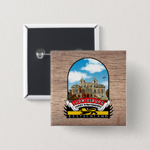 Deutschland Ludwigsburg Vintage souvenir Button
