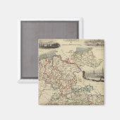 Deutschland Magnet (Vorderseite/Rückseite)