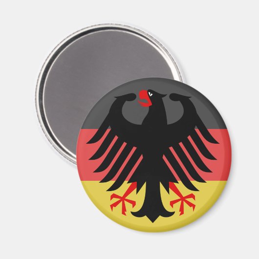 Deutschland Magnet (Vorderseite/Rückseite)