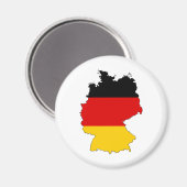 Deutschland Magnet (Vorderseite/Rückseite)