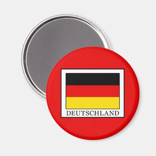 Deutschland Magnet (Vorderseite/Rückseite)