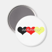 Deutschland Magnet (Vorderseite/Rückseite)