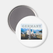 Deutschland Magnet (Vorderseite/Rückseite)