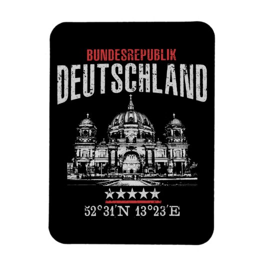 Deutschland Magnet (Vertikal)