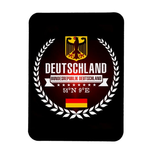 Deutschland Magnet (Vertikal)