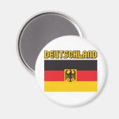 Deutschland Magnet (Vorderseite/Rückseite)