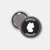 Deutschland Magnet (Vorderseite/Rückseite)