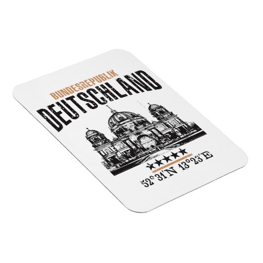 Deutschland Magnet (Rechte Seite)