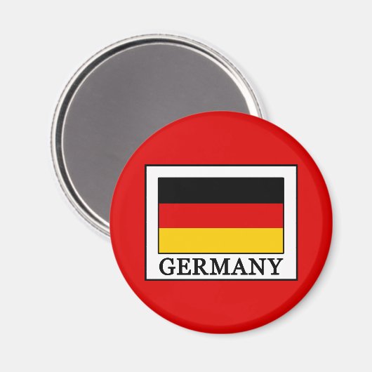 Deutschland Magnet (Vorderseite/Rückseite)