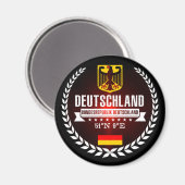 Deutschland Magnet (Vorderseite/Rückseite)