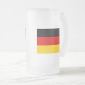 Deutschland Mattglas Bierglas (VorderseiteRechts)