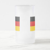 Deutschland Mattglas Bierglas (Mittel)