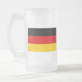 Deutschland Mattglas Bierglas (Links)