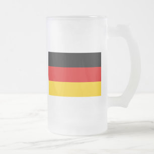 Deutschland Mattglas Bierglas