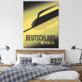 Deutschland mit dem Zug Leinwanddruck (Insitu (Schlafzimmer))
