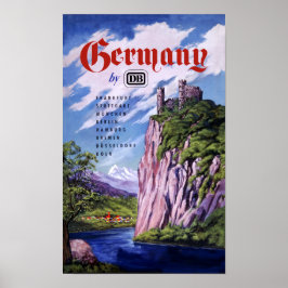 Deutschland mit dem Zug Poster