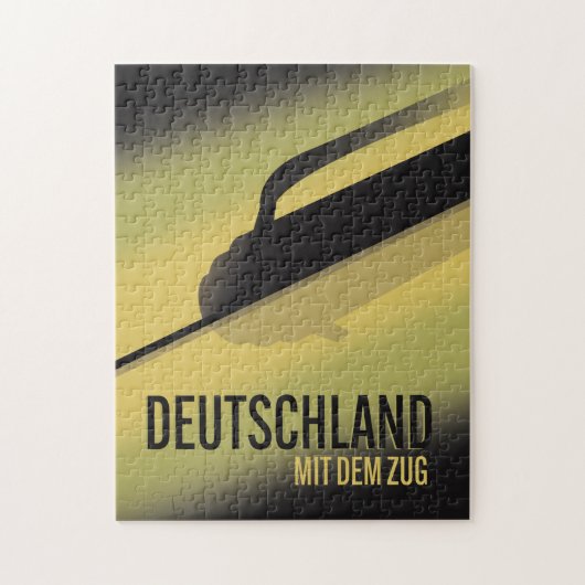 Deutschland mit dem Zug Puzzle (Vertikal)