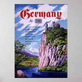 Deutschland mit der Bahn Poster
