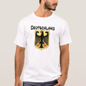 Deutschland mit Deutschem Eagle T-Shirt (Vorderseite)