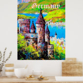 Deutschland, mittelalterliche Burg in Frankfurt, H Poster (Küche)