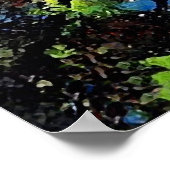 Deutschland, mittelalterliche Burg in Frankfurt, H Poster (Ecke)