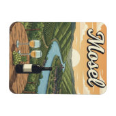Deutschland Mosel Reise Magnet (Horizontal)