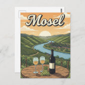 Deutschland Mosel Travel Postkarte (Vorne/Hinten)