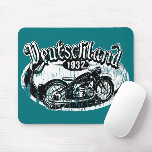 Deutschland Motowear Mousepad (Mit Mouse)